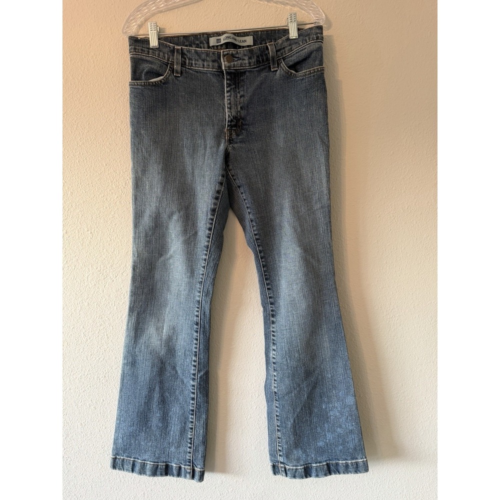 Vintage Y2K Gap Long and Lean Stretch Bootcut Jeans Medium Wash Size 10R